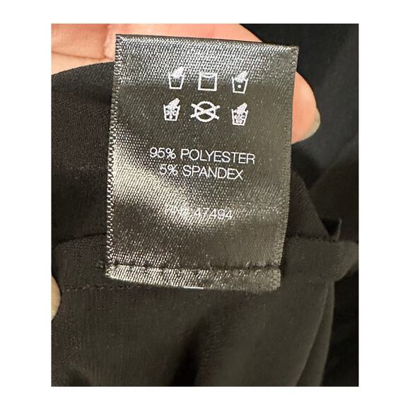 Norma Kamali Sleeveless Long Swing Black Dress Size Small/36 NWT Pockets Relaxed - Picture 15 of 15